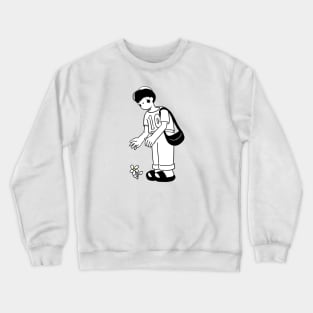 THE BOY WITH FLOWERS Crewneck Sweatshirt